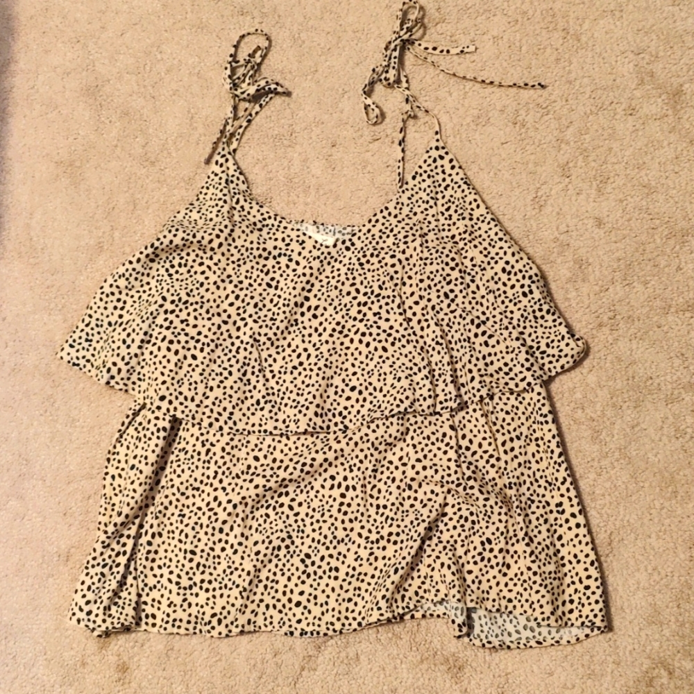 Spaghetti strap blouse